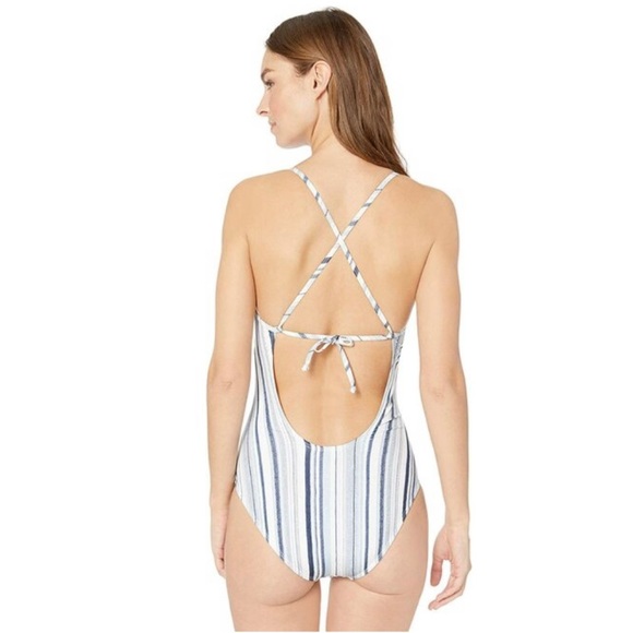 Splendid Line Of Sight Striped One-Piece Swimsuit - Picture 2 of 15